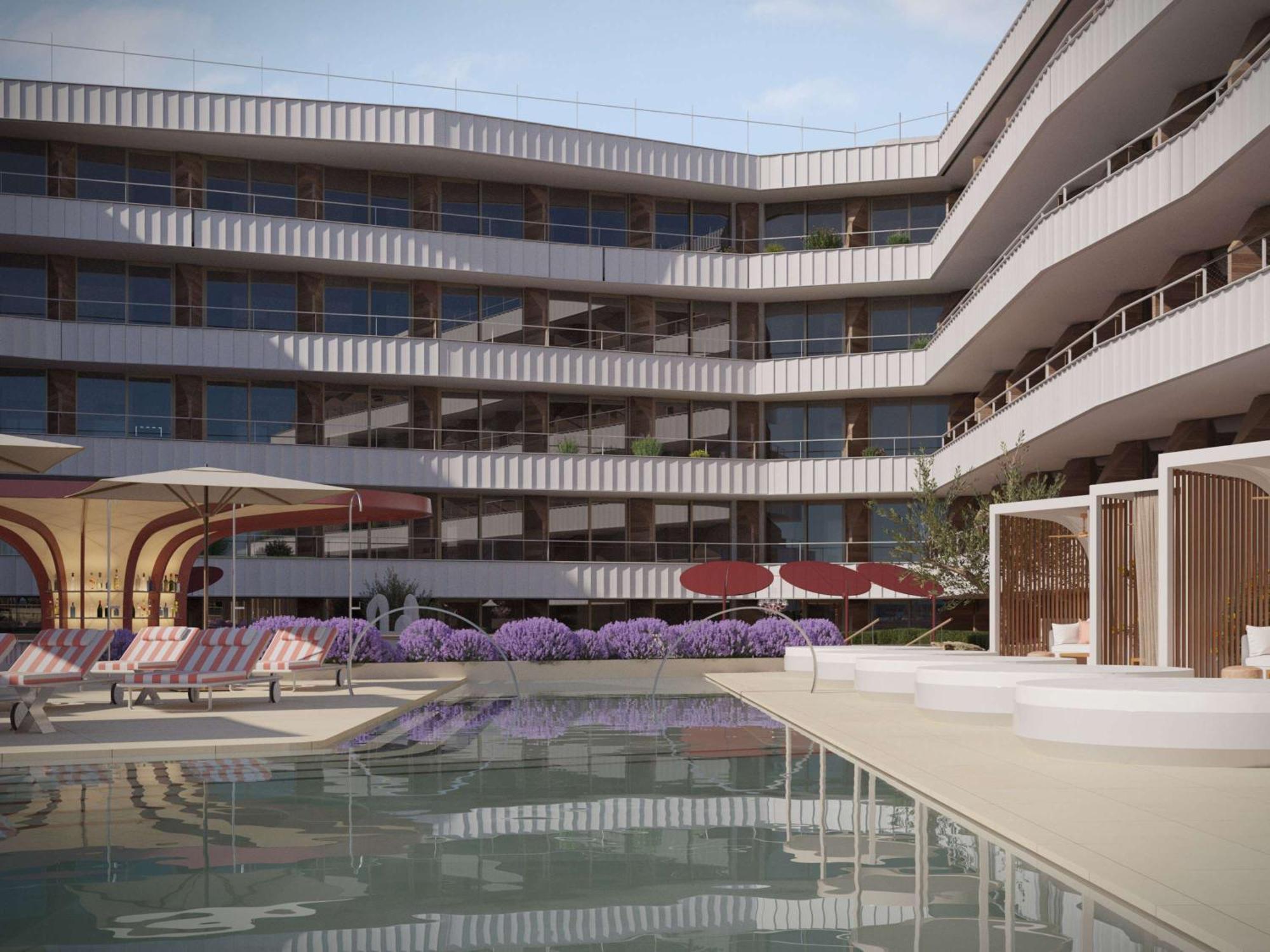 Sls Barcelona Hotel Badalona Exterior foto